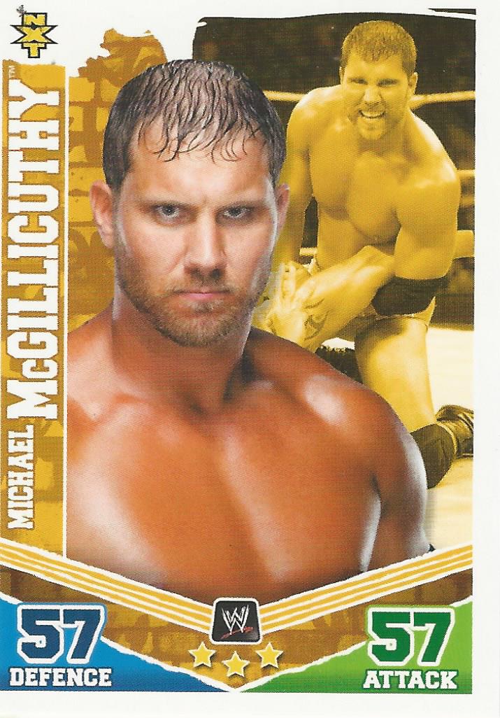 WWE Topps Slam Attax Mayhem 2010 Trading Card Michael McGillicutty NXT No.148