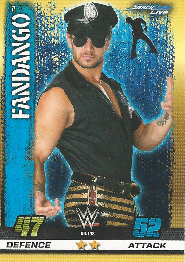 WWE Topps Slam Attax 10th Edition Trading Card 2017 Fandango No.148