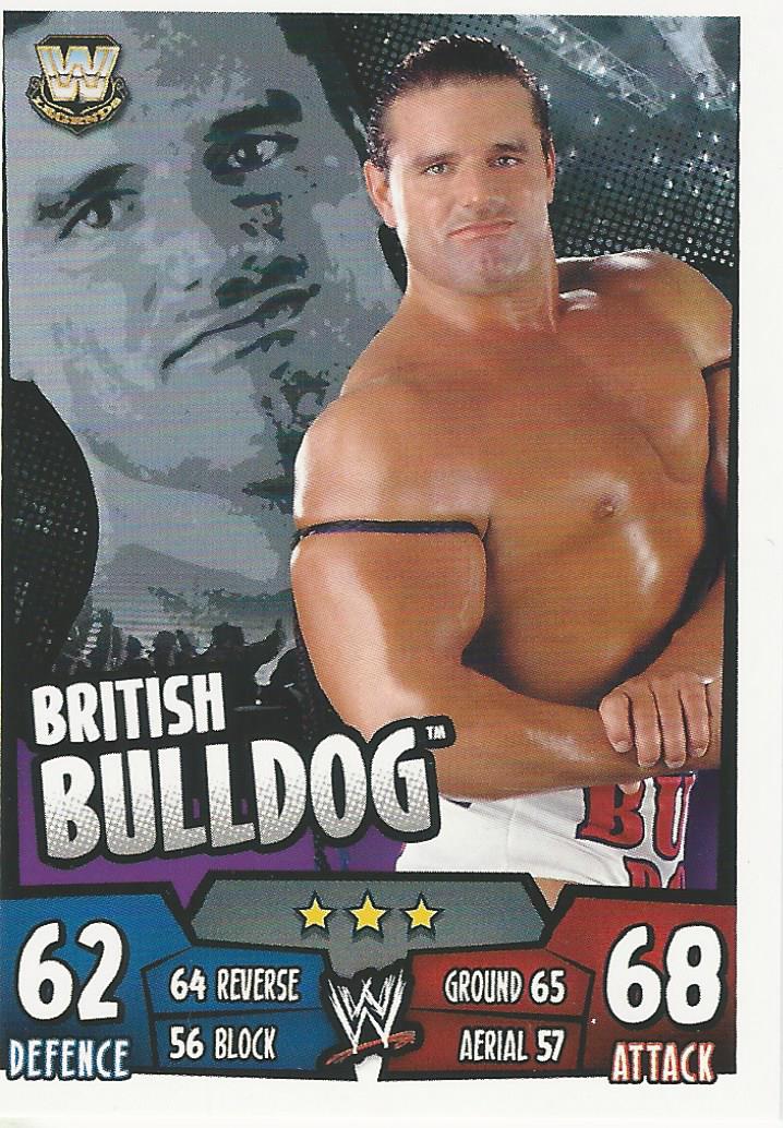 WWE Topps Slam Attax Rumble 2011 Trading Card British Bulldog No.148