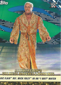 WWE Topps Summerslam 2019 Trading Card Ric Flair GM-26