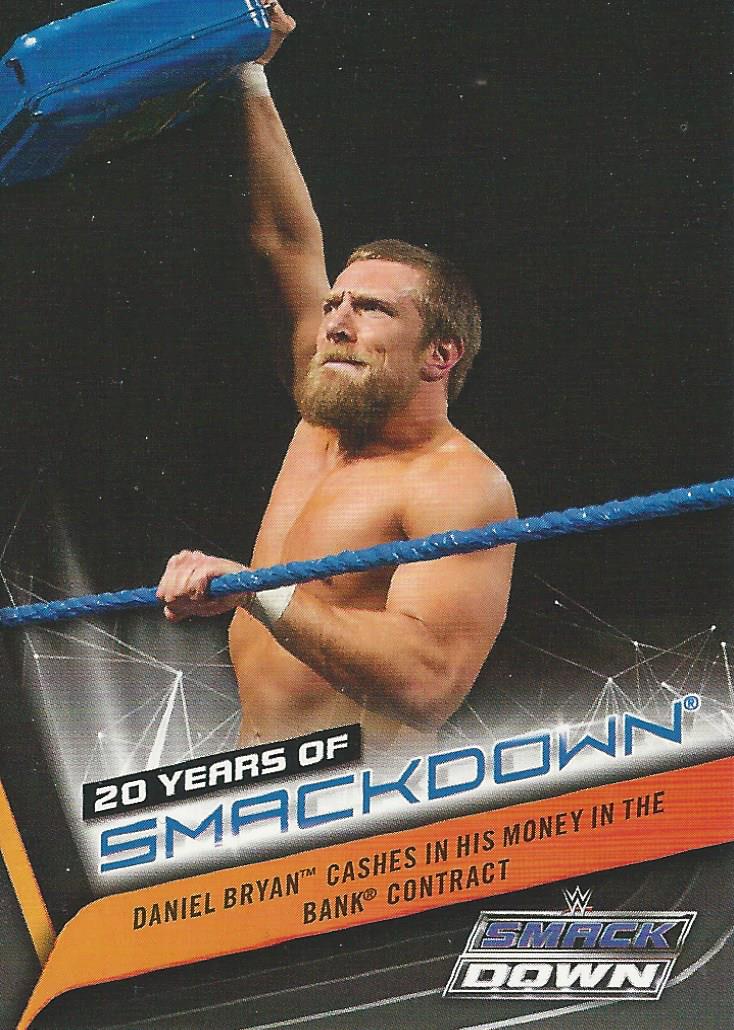 WWE Topps Smackdown 2019 Trading Cards Daniel Bryan SD-28