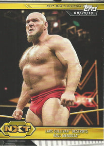 WWE Topps NXT 2019 Trading Cards Lars Sullivan No.48