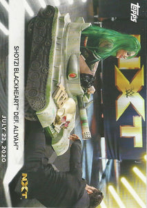 WWE Topps Women Division 2021 Trading Card Shotzi No.48