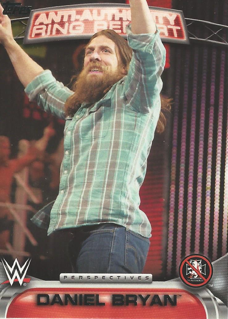 WWE Topps 2016 Trading Cards Daniel Bryan 18AA