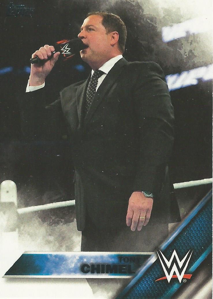 WWE Topps Then Now Forever 2016 Trading Cards Tony Chimel No.148