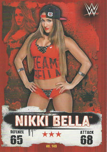 WWE Topps Slam Attax Takeover 2016 Trading Card Nikki Bella No.149