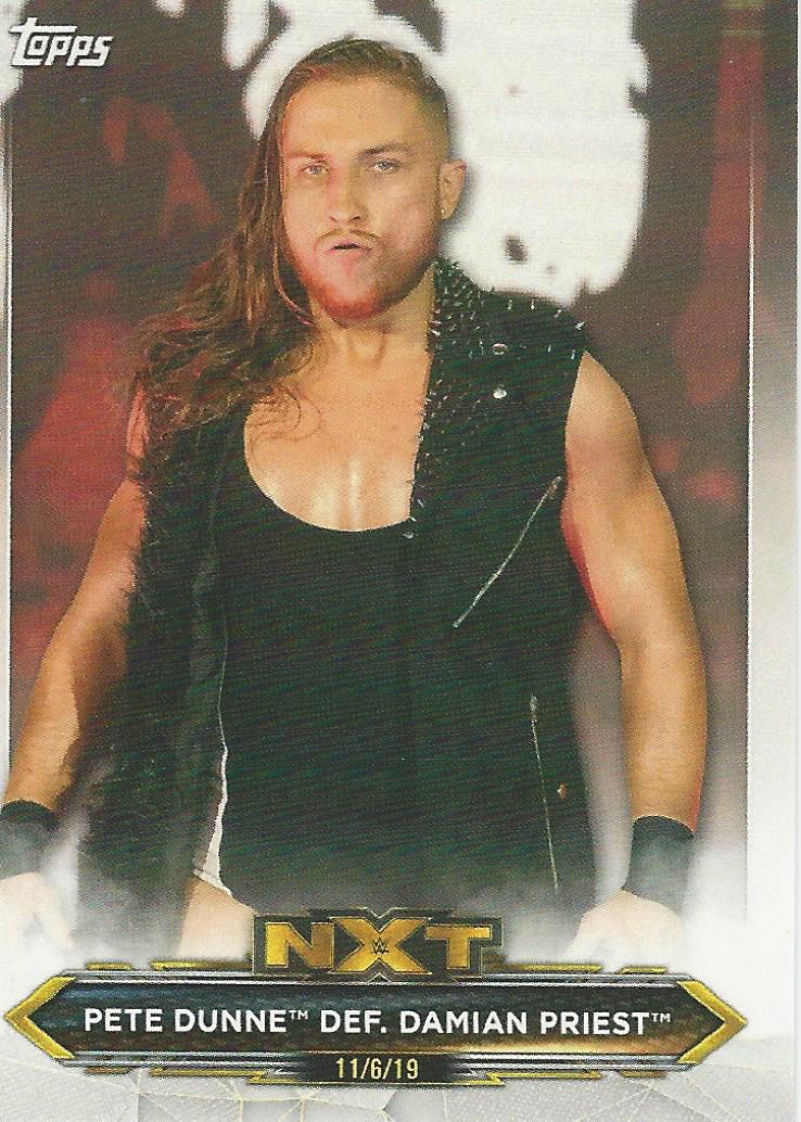 WWE Topps NXT 2020 Trading Cards Pete Dunne No.49