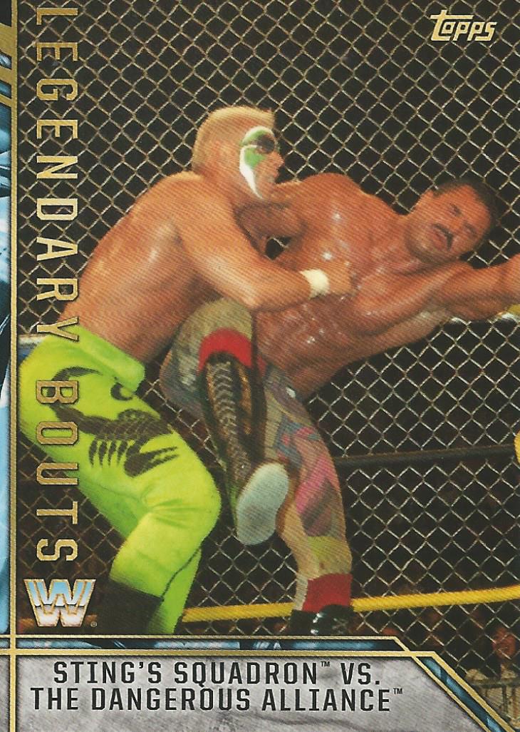 WWE Topps Legends 2017 Trading Card Rick Rude vs Sting LB-19