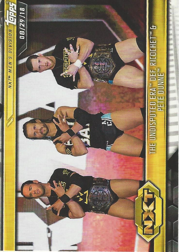 WWE Topps NXT 2019 Trading Cards Undisputed Era No.49