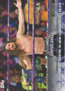 WWE Topps Road to Wrestlemania 2018 Trading Cards Brian Kendrick No.49