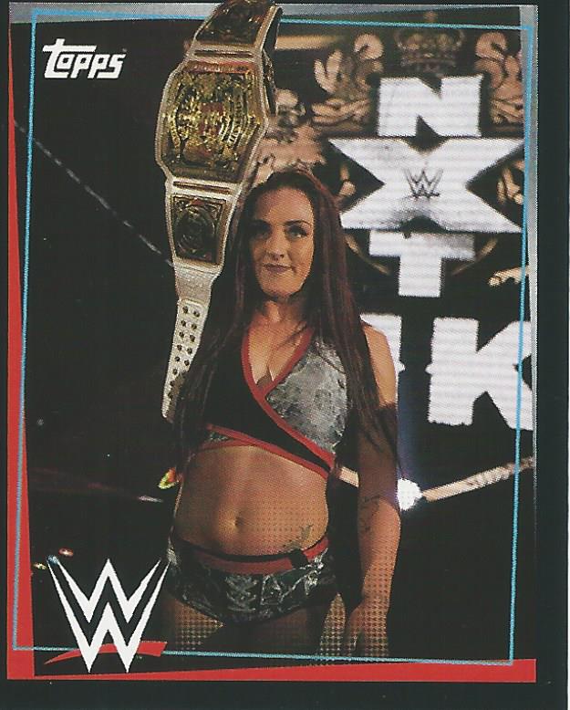 WWE Topps Road to Wrestlemania Stickers 2021 Kay Lee Ray No.149