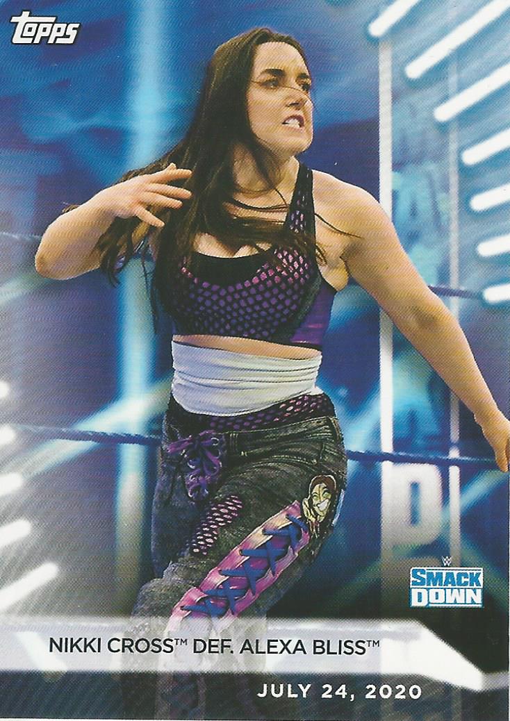 WWE Topps Women Division 2021 Trading Card Nikki Cross No.49