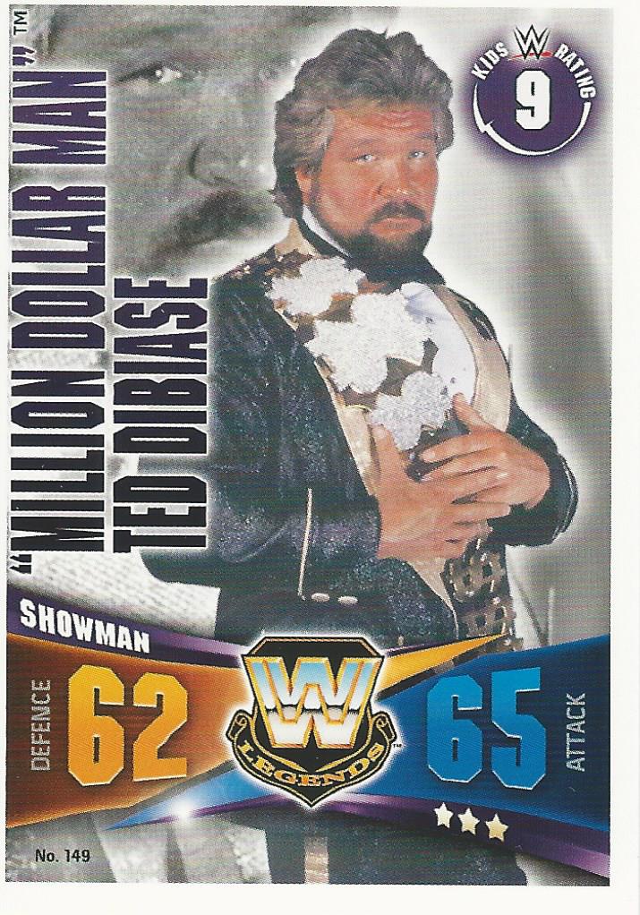 WWE Topps Slam Attax Rivals 2014 Trading Card Million Dollar Man Ted Dibiase No.149