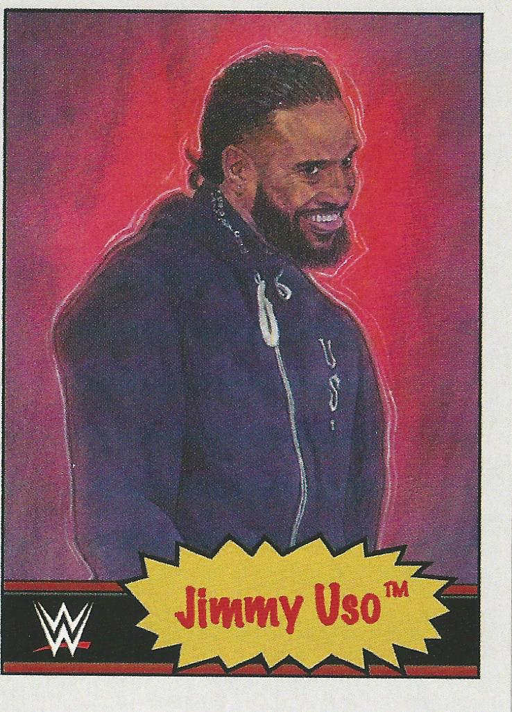 WWE Topps Living Set Trading Cards 2021 Jimmy Uso No.14