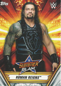 WWE Topps Summerslam 2019 Trading Card Roman Reigns No.14