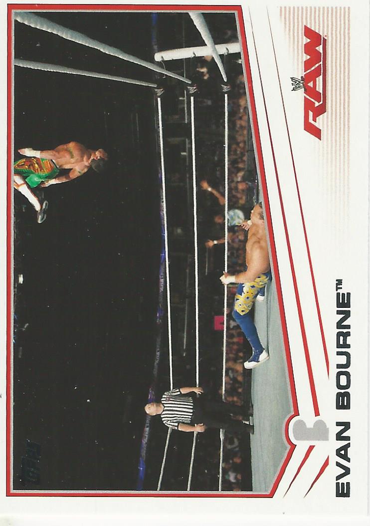 WWE Topps 2013 Trading Cards Evan Bourne No.14