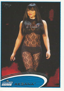 WWE Topps 2012 Trading Card Aksana No.14