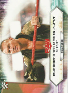 WWE Topps 2021 Trading Cards Randy Orton No.14