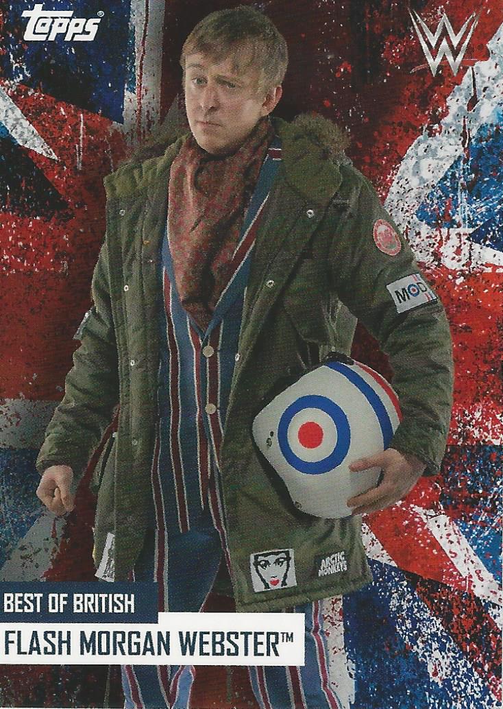 WWE Topps Best of British 2021 Trading Card Flash Morgan Webster