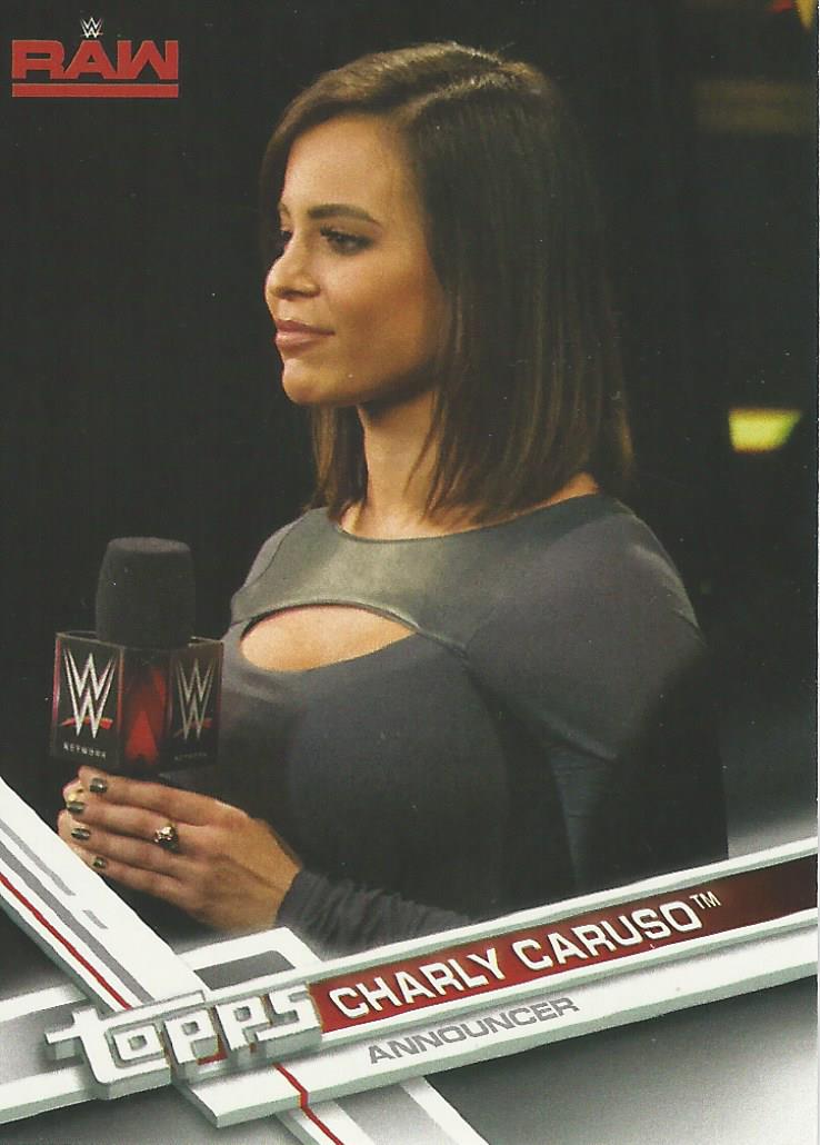 WWE Topps Then Now Forever 2017 Trading Card Charly Caruso No.114