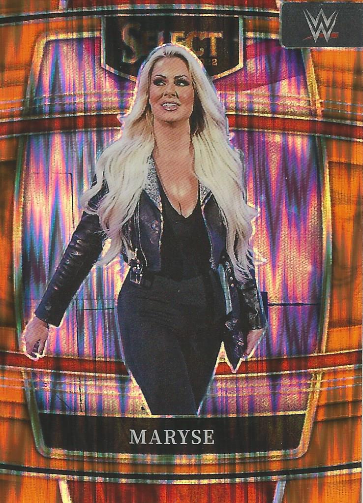 WWE Panini Select Trading Cards 2022 Maryse No.14 Orange Flash