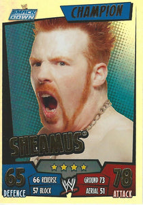 WWE Topps Slam Attax Rumble 2011 Trading Card Champion Sheamus No.13