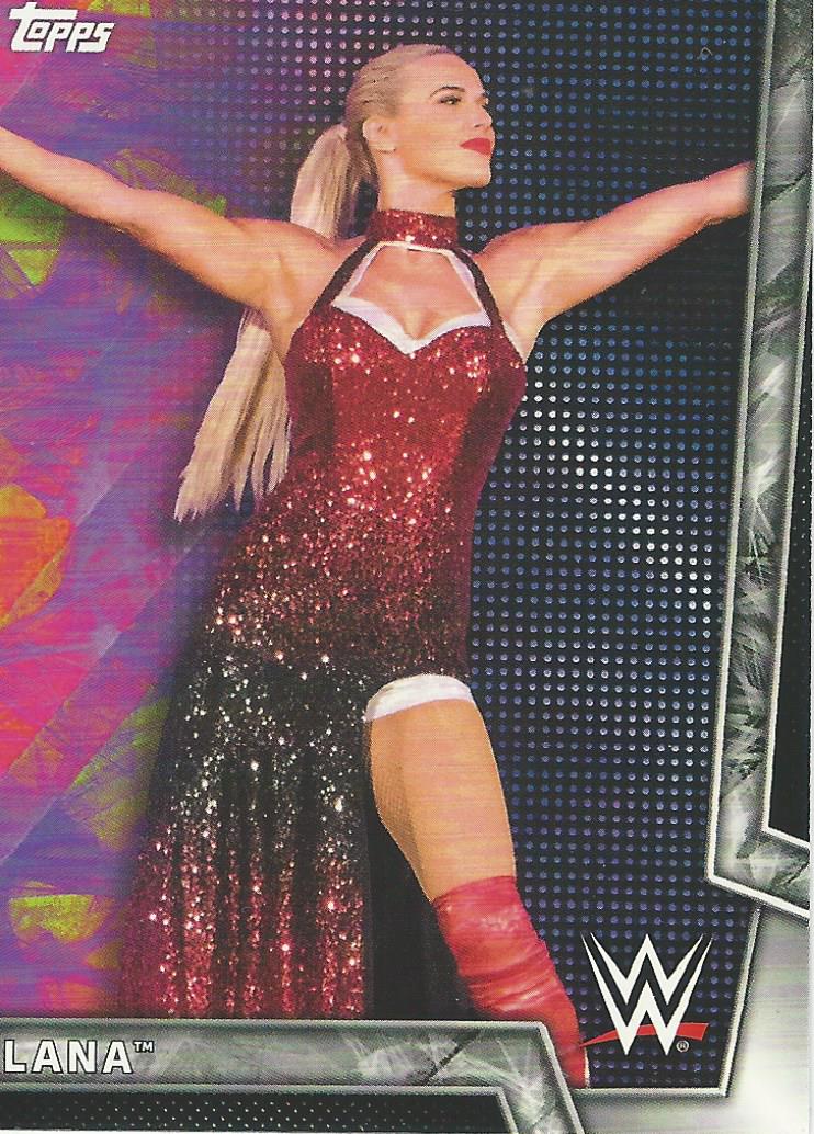 WWE Topps Women Division 2018 Trading Cards Lana No.14