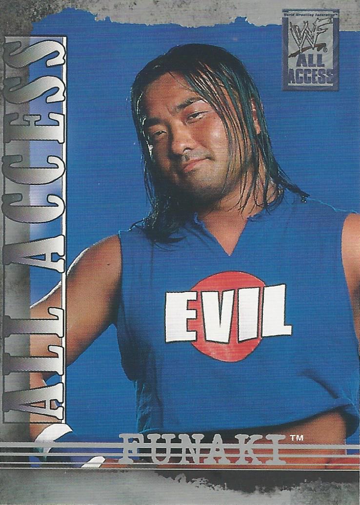 WWF Fleer All Access Trading Cards 2002 Funaki No.14