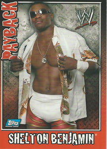 WWE Topps Payback 2006 Trading Card Shelton Benjamin No.14