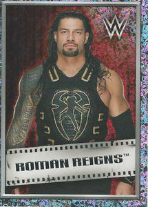 WWE Topps 2018 Stickers Roman Reigns Foil No.14