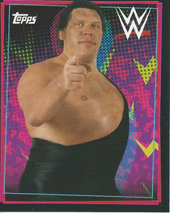 WWE Topps Road to Wrestlemania Stickers 2021 Andre the Giant No.150