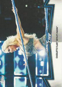 WWE Topps Women Division 2018 Trading Cards Charlotte Flair SDL-10