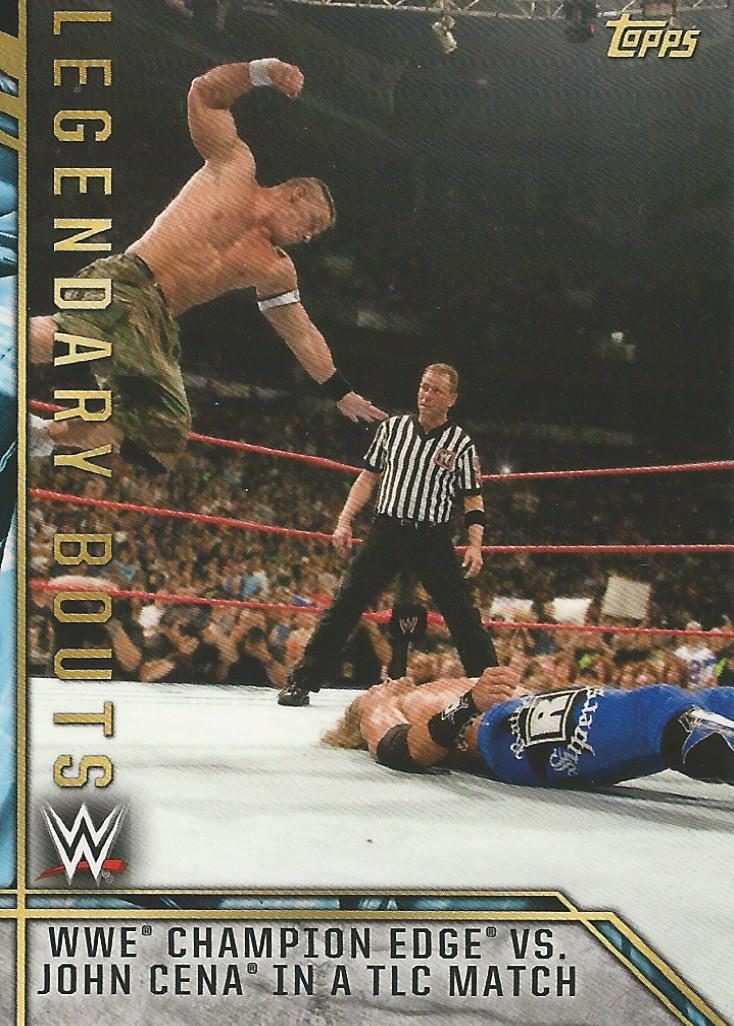 WWE Topps Legends 2017 Trading Card Edge vs John Cena LB-20