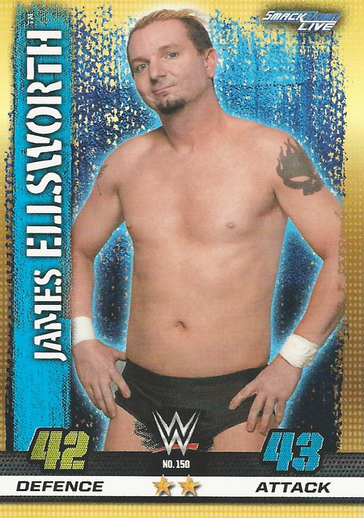 WWE Topps Slam Attax 10th Edition Trading Card 2017 James Ellsworth No.150