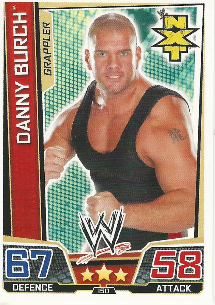 WWE Slam Attax Superstars 2013 Trading Card Danny Burch No.150 NXT