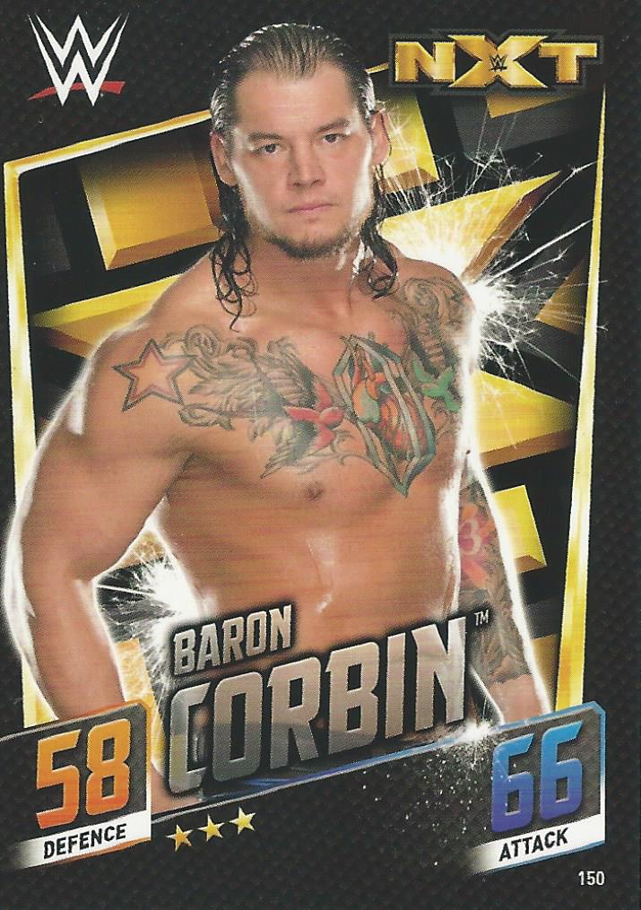 WWE Topps Slam Attax 2015 Then Now Forever Trading Card Baron Corbin No.150 NXT