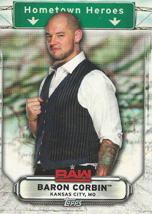 WWE Topps Raw 2019 Trading Cards Baron Corbin HH-3