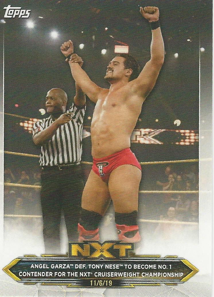 WWE Topps NXT 2020 Trading Cards Angel Garza No.50