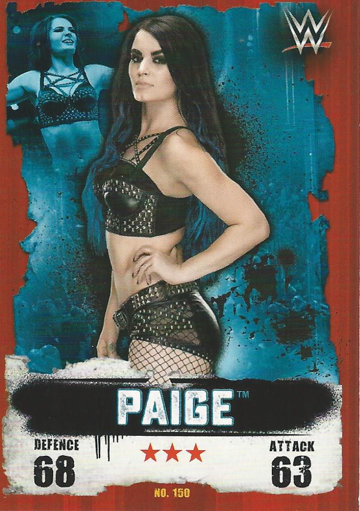 WWE Topps Slam Attax Takeover 2016 Trading Card Paige No.150