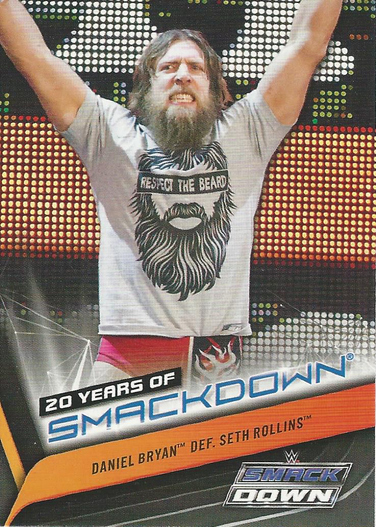 WWE Topps Smackdown 2019 Trading Cards Daniel Bryan SD-30