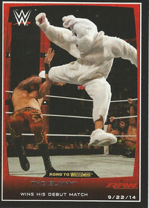 WWE Topps Road to Wrestlemania 2015 Trading Cards The Bunny No.50