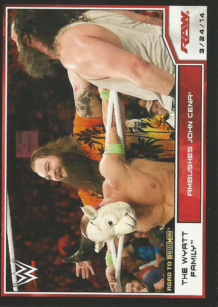 WWE Topps Road to Wrestlemania 2014 Trading Card Bray Wyatt No.90