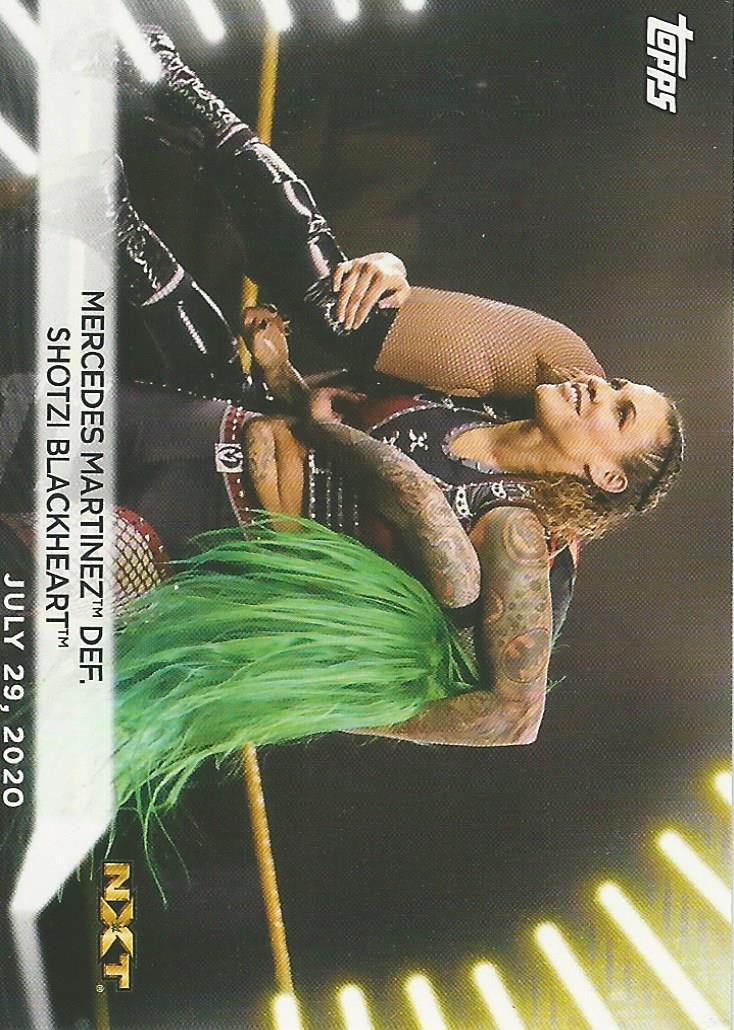 WWE Topps Women Division 2021 Trading Card Mercedes Martinez No.51