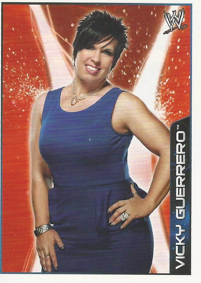 WWE Topps A-Z Sticker Collection 2014 Vicky Guerrero No.151