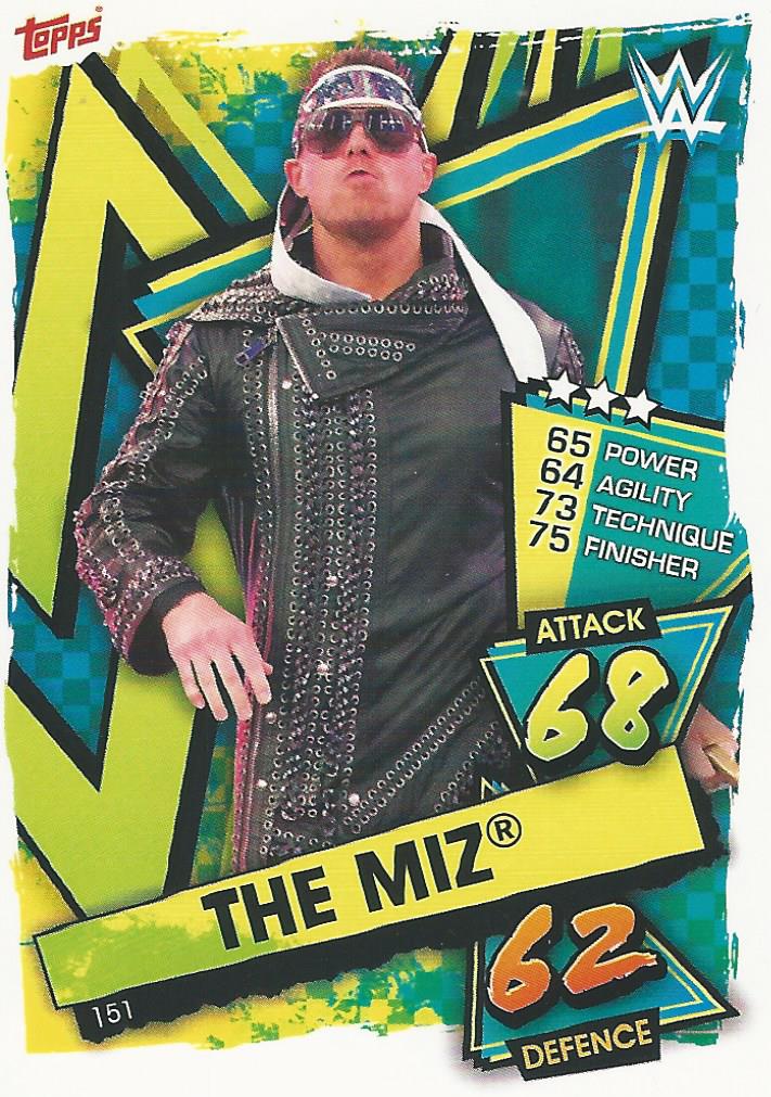 WWE Topps Slam Attax 2021 Trading Card The Miz No.151