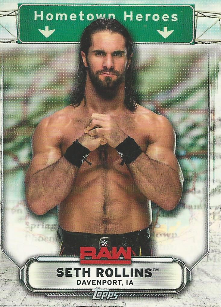 WWE Topps Raw 2019 Trading Cards Seth Rollins HH-37