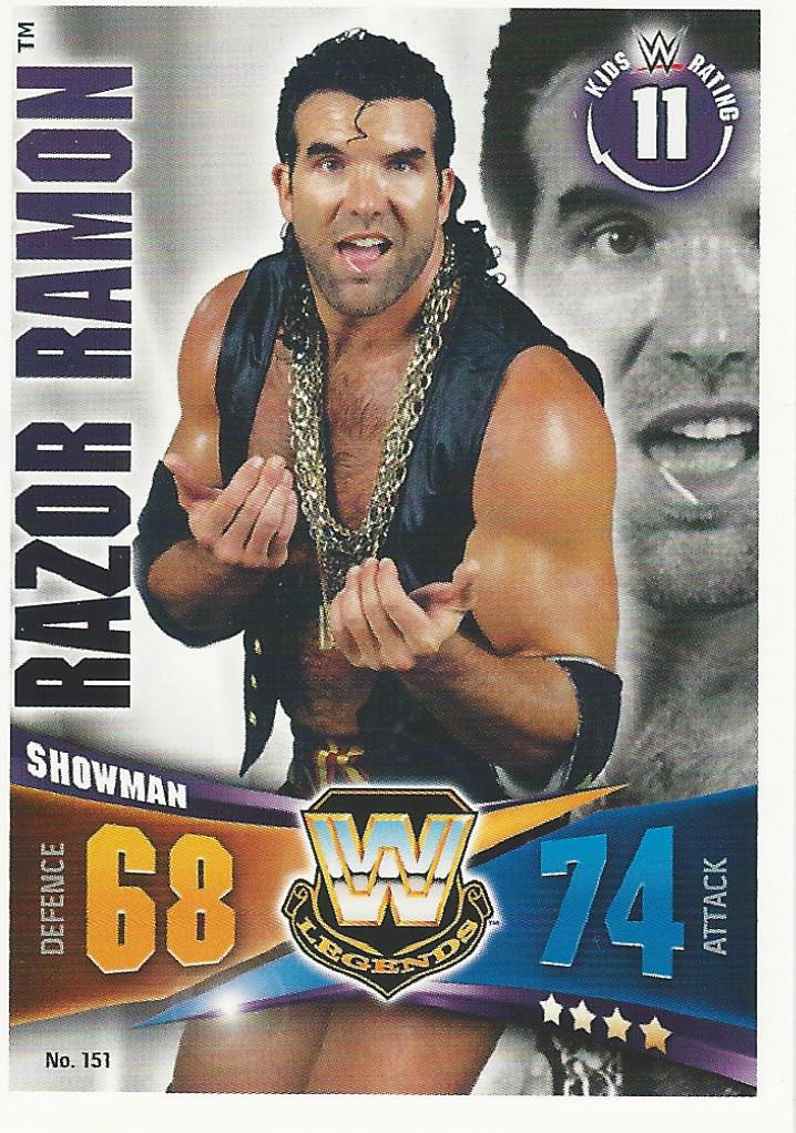 WWE Topps Slam Attax Rivals 2014 Trading Card Razor Ramon No.151 ...