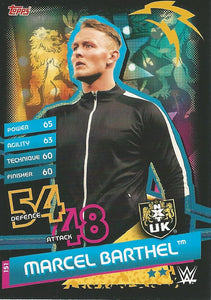 WWE Topps Slam Attax Reloaded 2020 Trading Card Marcel Barthel No.151 NXT UK