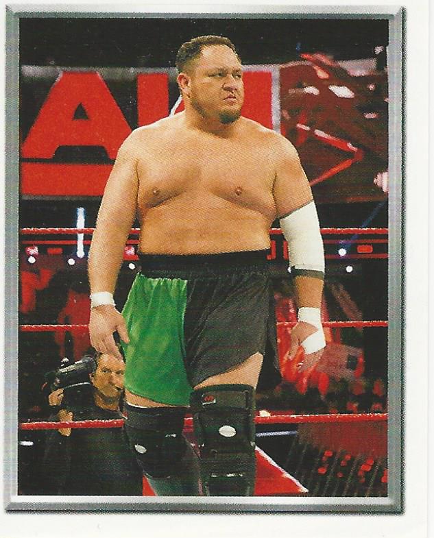 WWE Topps 2018 Stickers Samoa Joe No.151