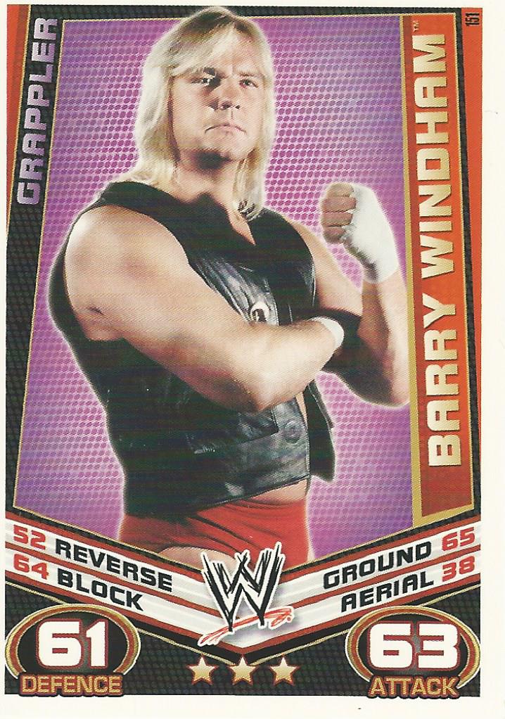 WWE Topps Slam Attax Rebellion 2012 Trading Card Barry Windham No.151